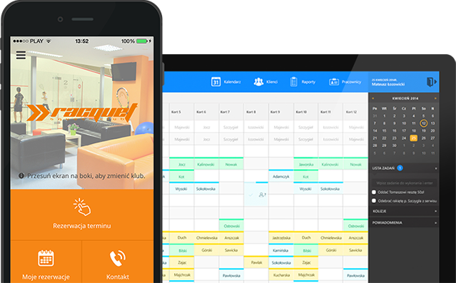 booking system preview